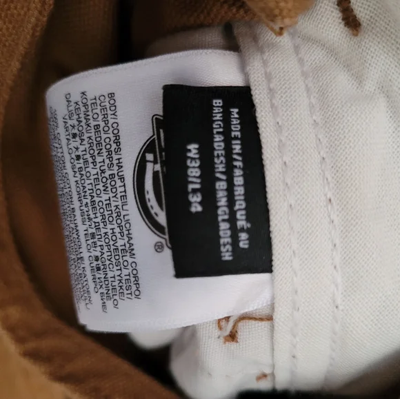 Men's Dickies Duck Brown Canvas Overalls - Picture 6 of 7